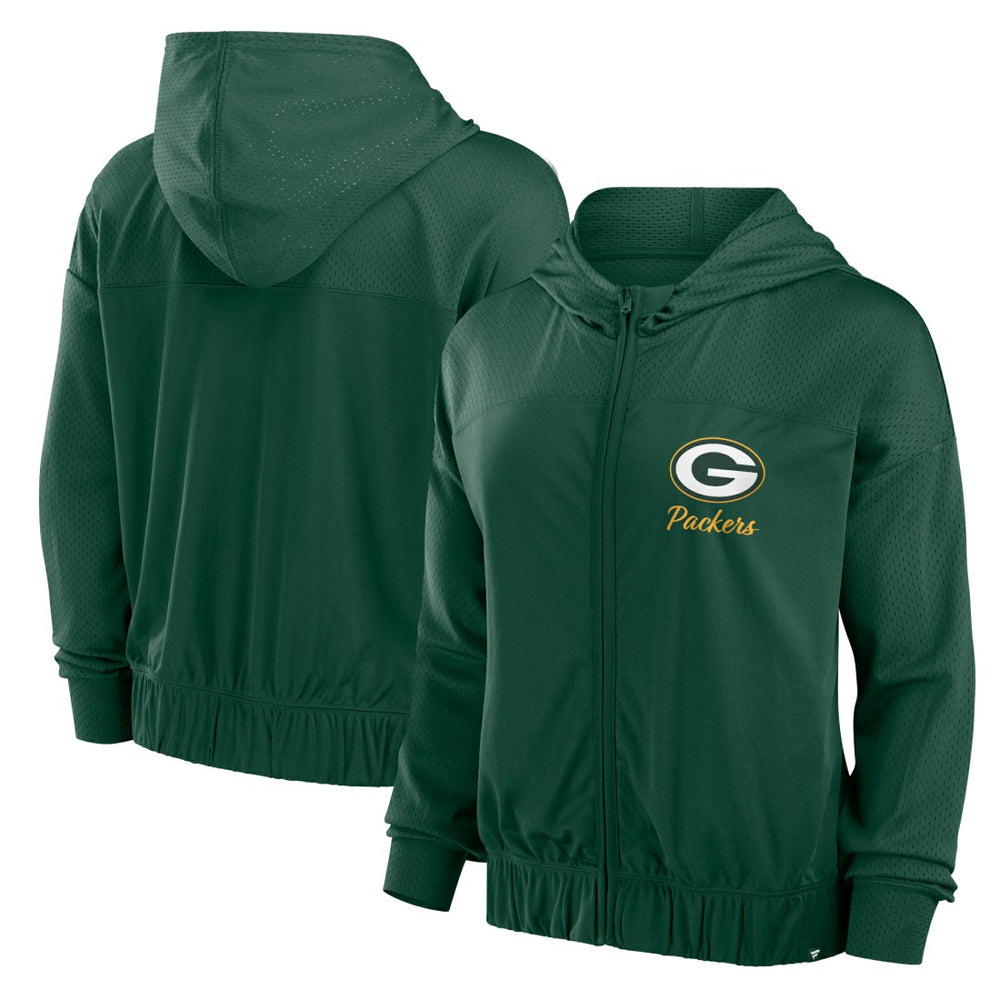 Women's Script Lock Full-Zip Hoodie - Green Bay Packers Hoodies
