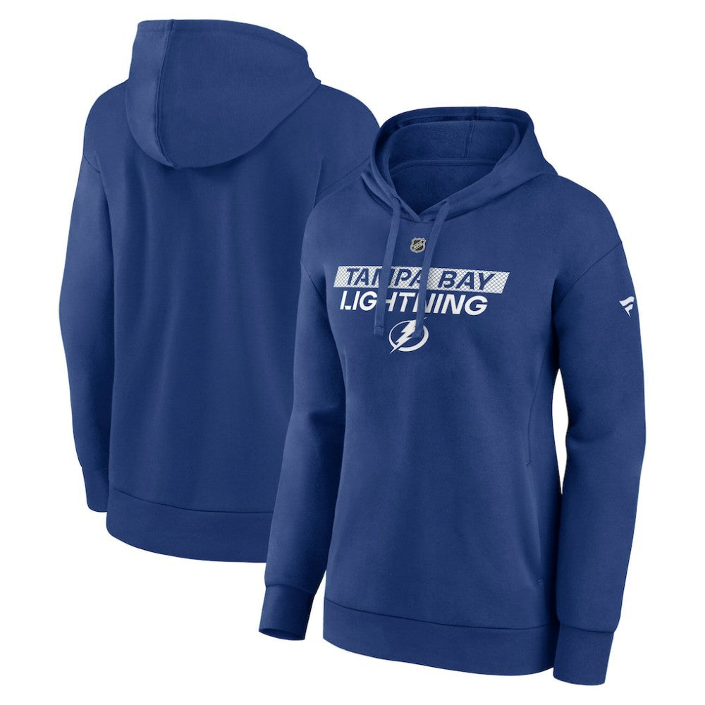 NHL Tampa Bay Lightning Fanatics Women's Authentic Pro Core Primary Fleece Pullover Hoodie