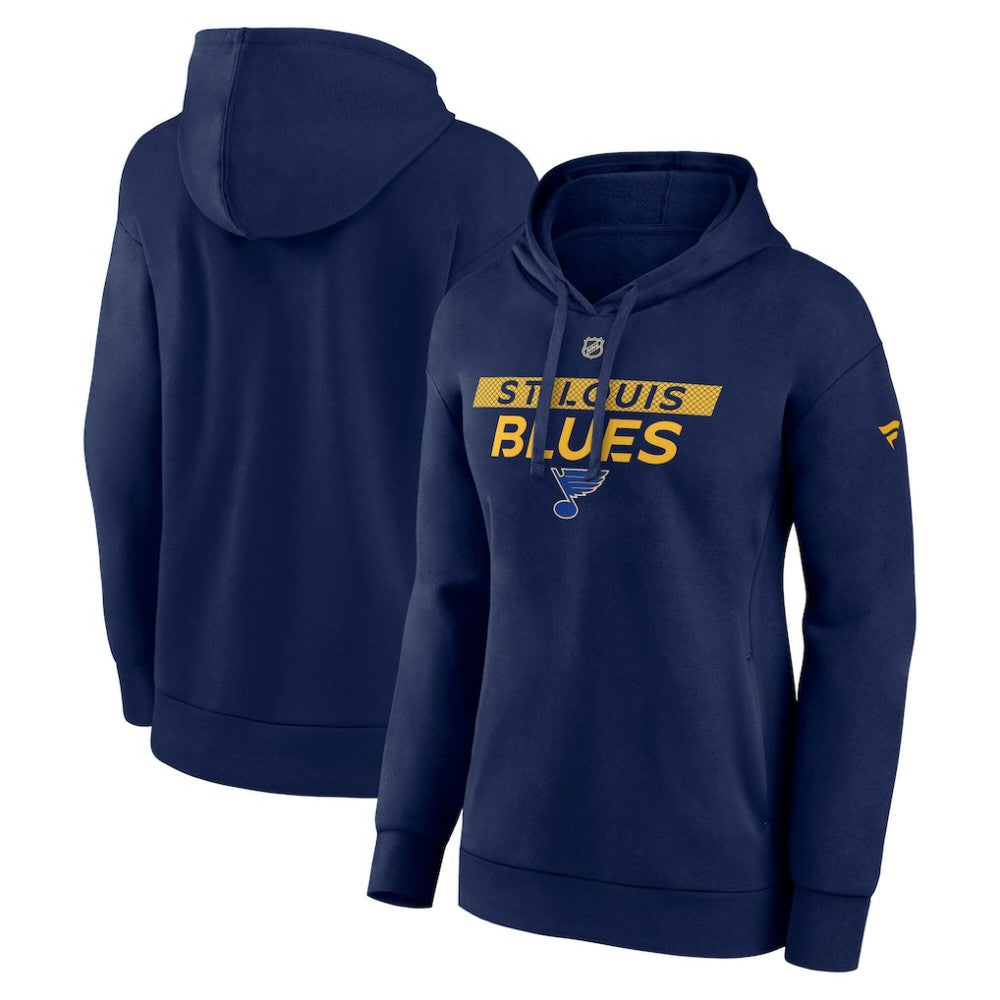 NHL St. Louis Blues Fanatics Women's Authentic Pro Core Primary Fleece Pullover Hoodie