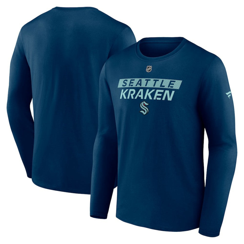 NHL Seattle Kraken Fanatics Authentic Pro Core Primary Long Sleeve T-Shirt
