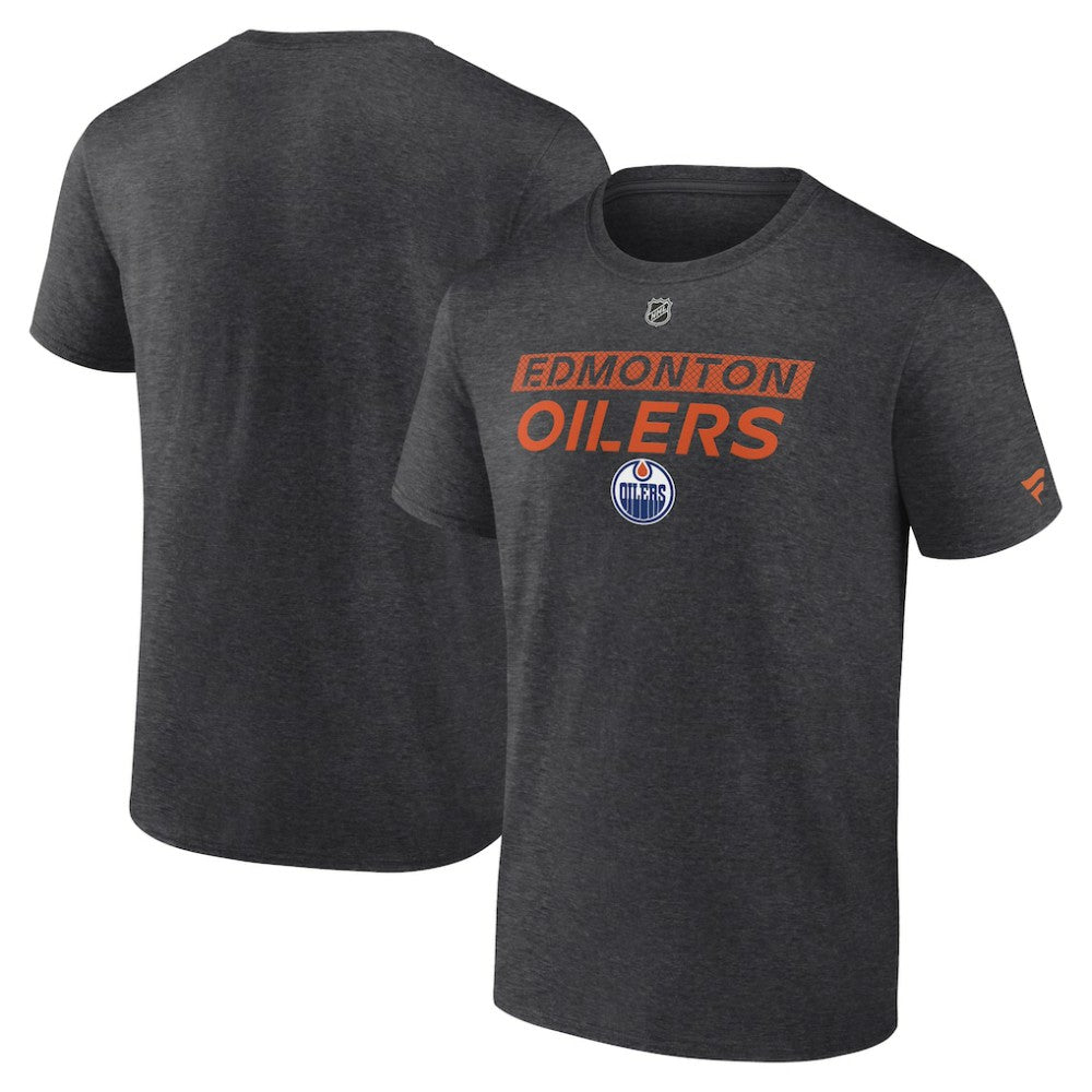 NHL Edmonton Oilers Fanatics Authentic Pro Core Primary T-Shirt