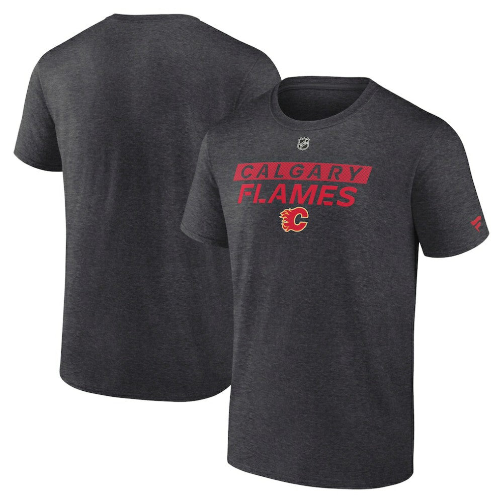 NHL Calgary Flames Fanatics Authentic Pro Core Primary T-Shirt