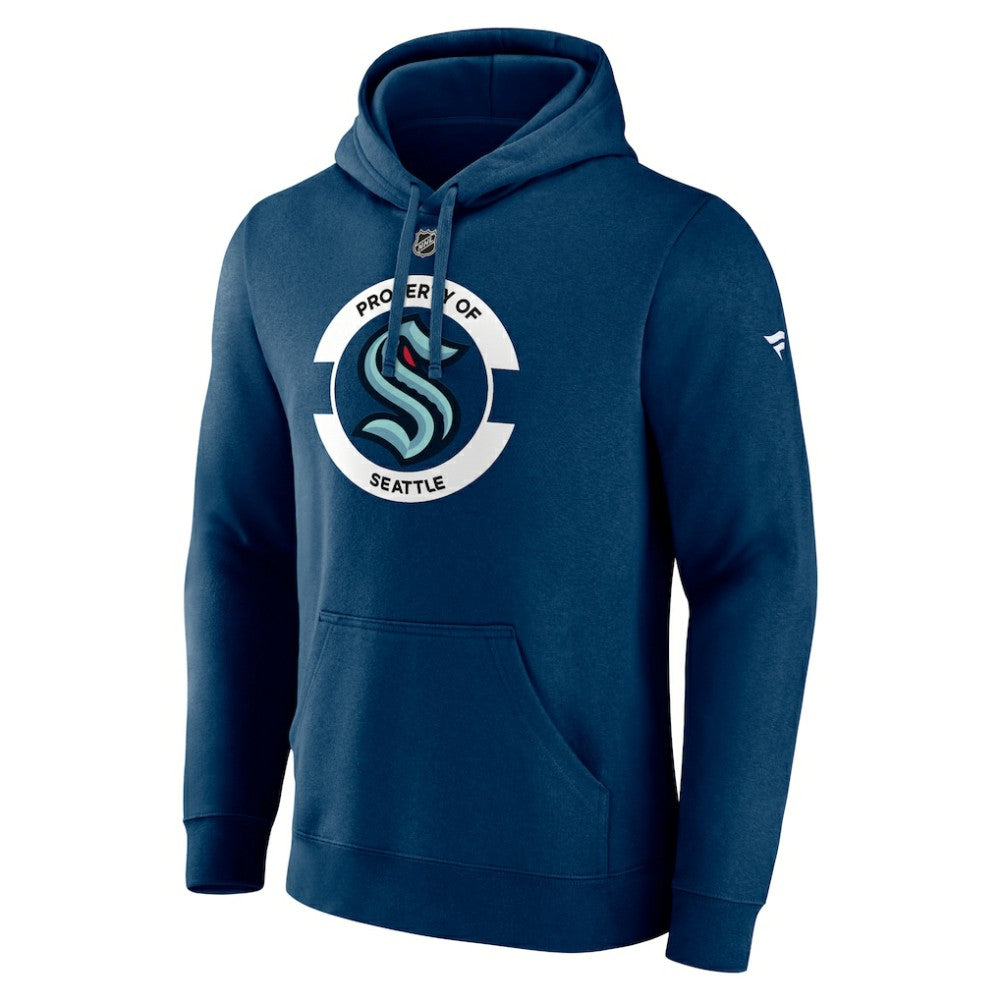 NHL Seattle Kraken Fanatics Authentic Pro Core Secondary Fleece Pullover Hoodie