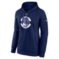 NHL New York Rangers Fanatics Women's Authentic Pro Core Secondary Fleece Pullover Hoodie