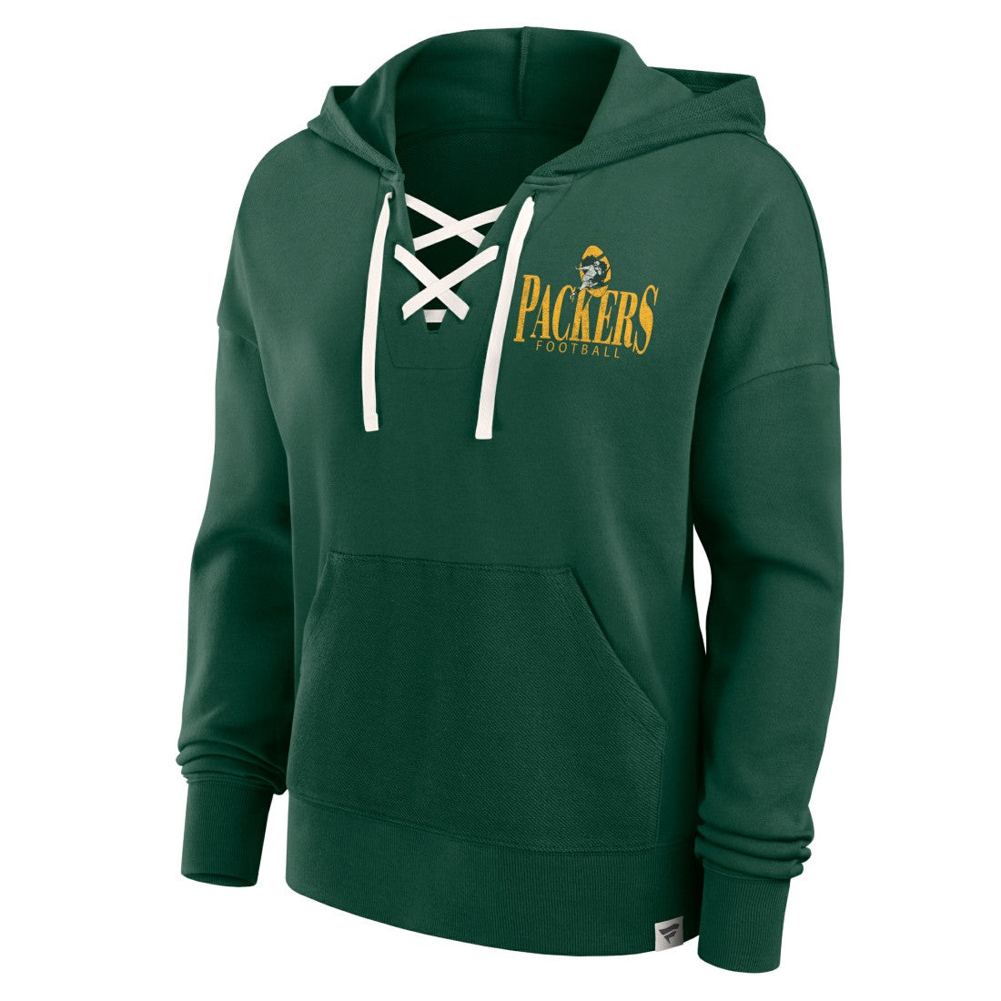Women's Blitz Left Lace-Up Pullover Hoodie - Green Bay Packers Hoodies