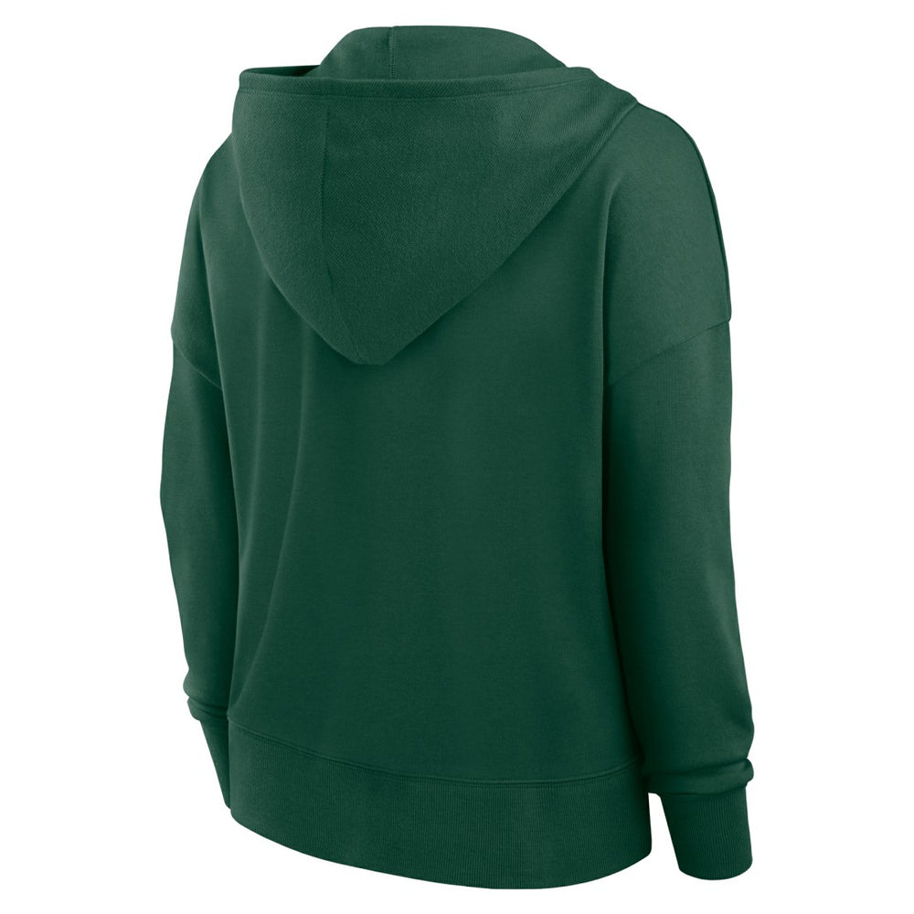 Women's Blitz Left Lace-Up Pullover Hoodie - Green Bay Packers Hoodies