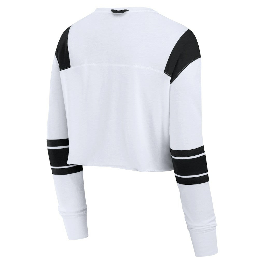 Women's Stretch Cropped Fashion Long Sleeve T-Shirt - Arizona Cardinals T-shirts