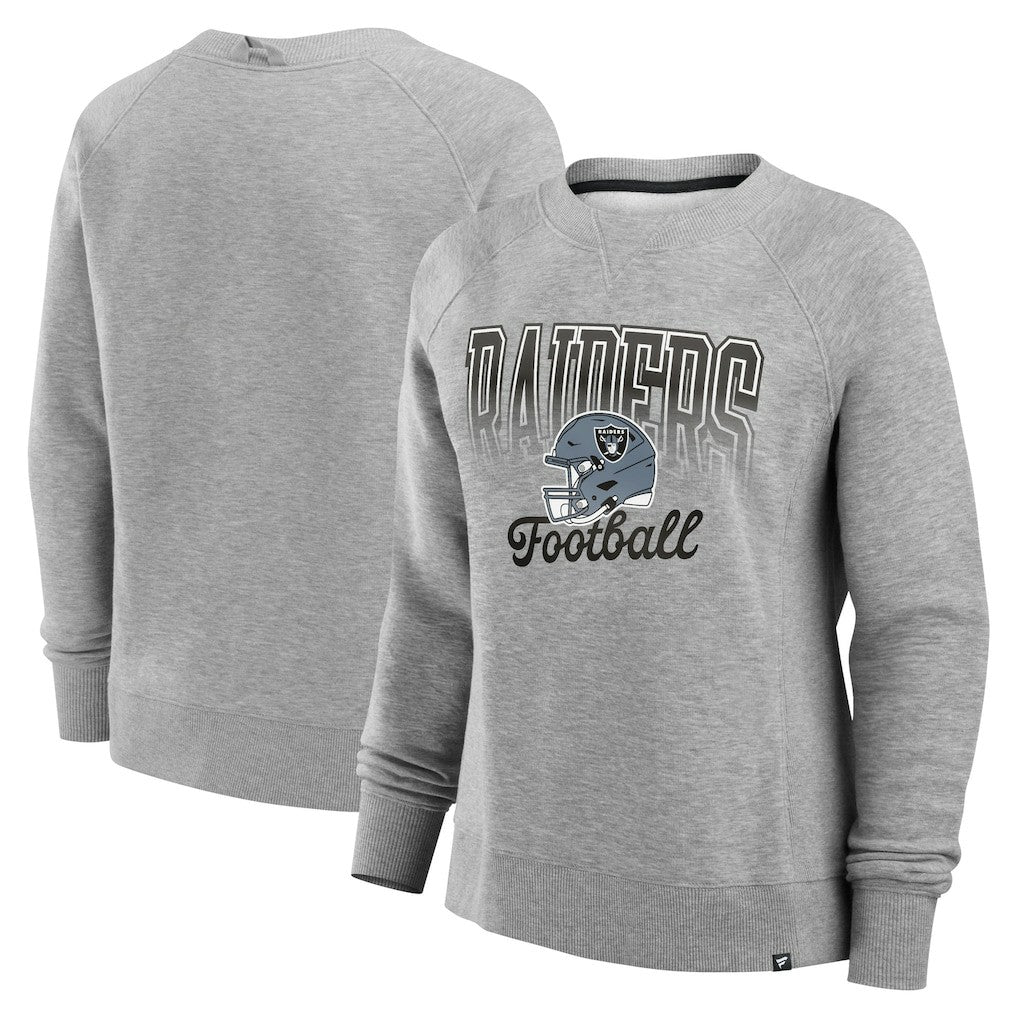 Women's Hit Hard Fleece Pullover Sweatshirt - Las Vegas Raiders Pullover