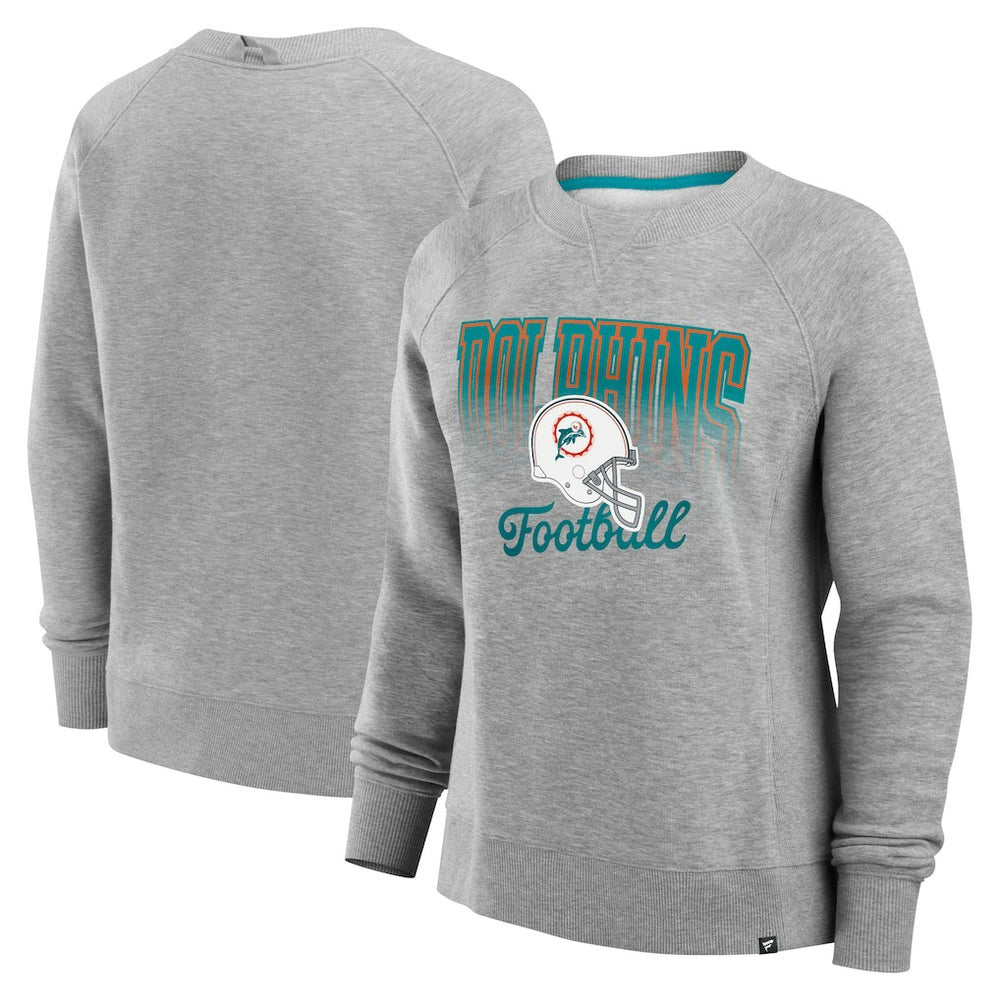 Women's Hit Hard Fleece Pullover Sweatshirt - Miami Dolphins Pullover