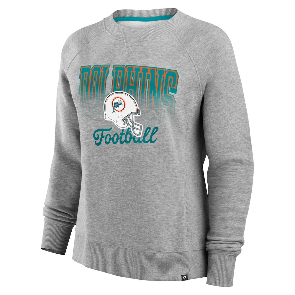Women's Hit Hard Fleece Pullover Sweatshirt - Miami Dolphins Pullover