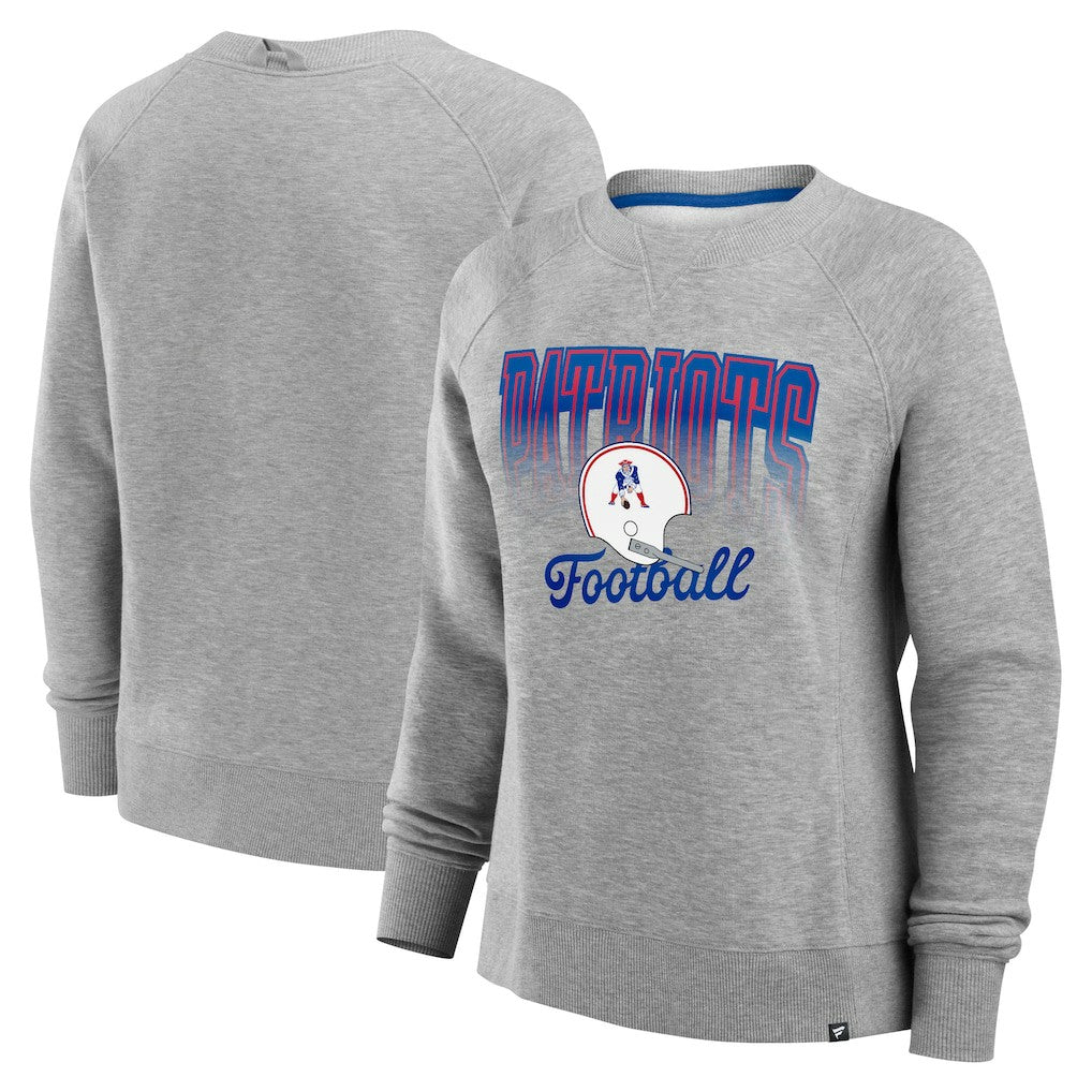 Women's Hit Hard Fleece Pullover Sweatshirt - New England Patriots Pullover