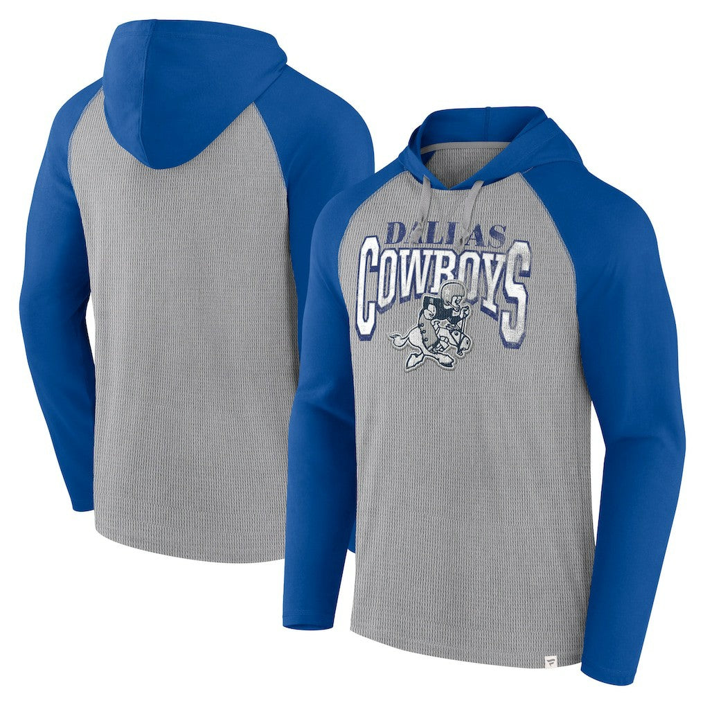 Under Center Long Sleeve Hoodie T-Shirt - Dallas Cowboys Hoodies