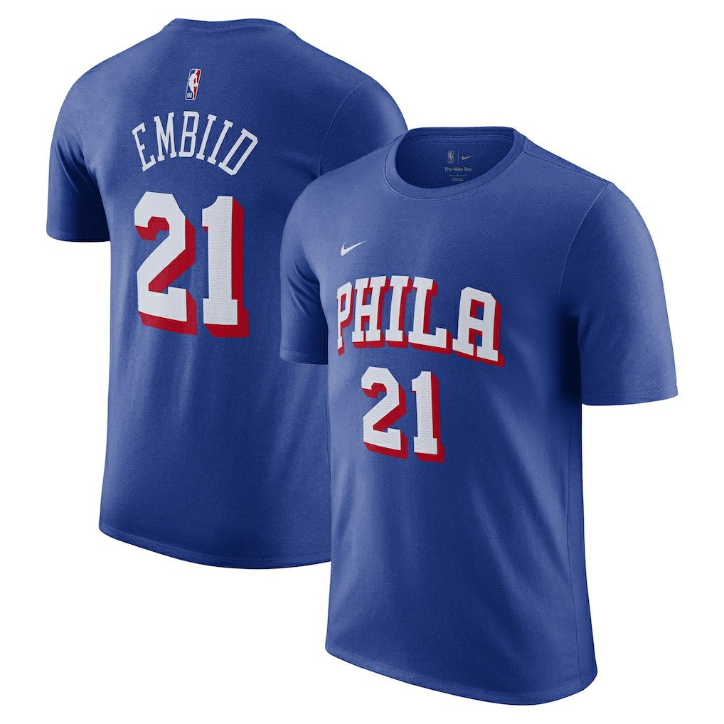 Nike Joel Embiid Philadelphia 76ers Name & Number T-Shirt