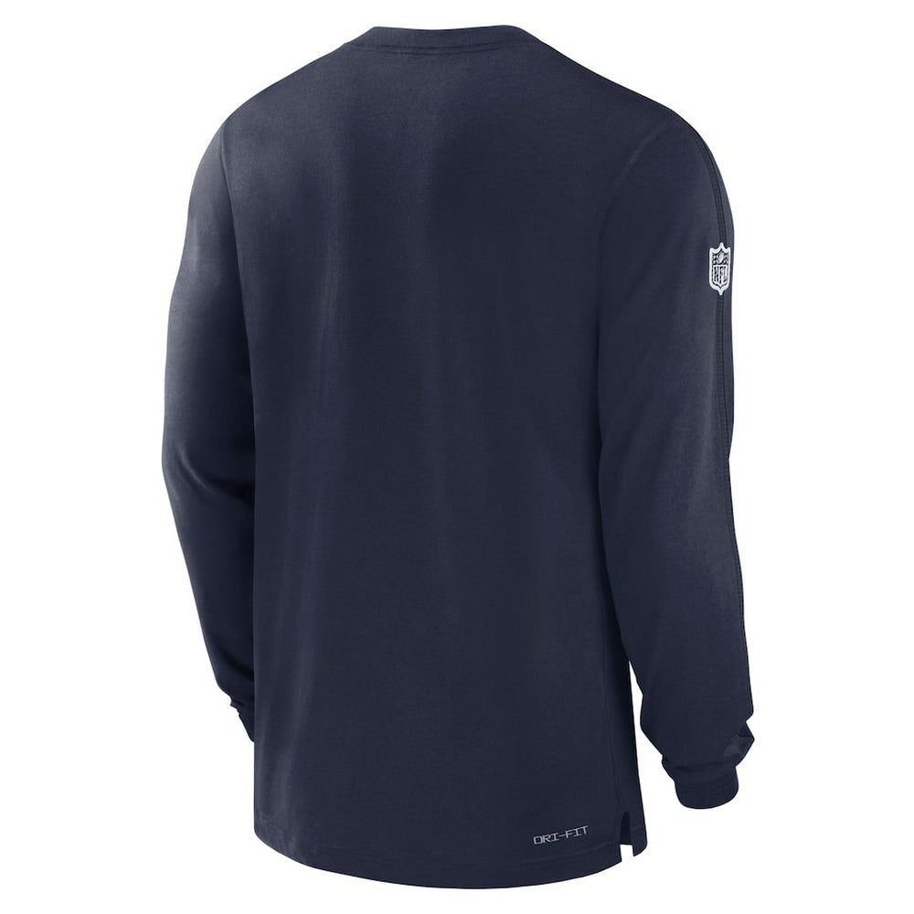 2024/25 Sideline Player Tri-Blend Performance Long Sleeve T-Shirt - Dallas Cowboys T-shirts