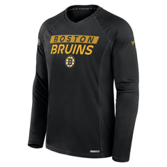 NHL Boston Bruins Fanatics Authentic Pro Rink Tech Long Sleeve T-Shirt