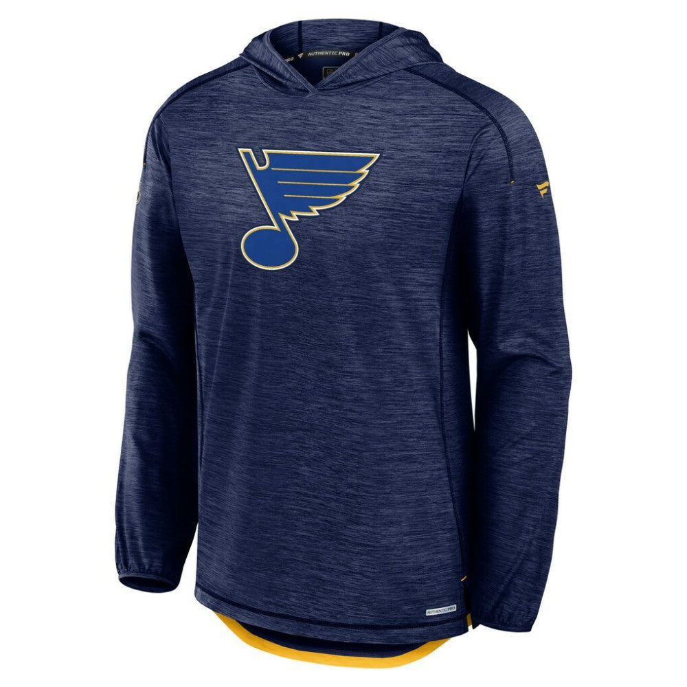 NHL St. Louis Blues Fanatics Authentic Pro Rink Lightweight Pullover Hoodie