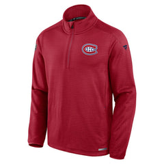 NHL Montreal Canadiens Fanatics Authentic Pro Rink Quarter-Zip Jacket