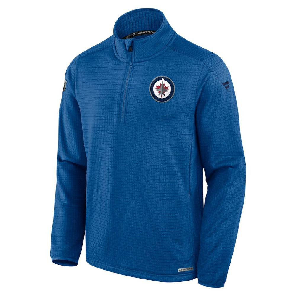 NHL Winnipeg Jets Fanatics Authentic Pro Rink Quarter-Zip Jacket