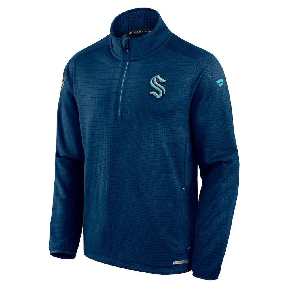 NHL Seattle Kraken Fanatics Authentic Pro Rink Quarter-Zip Jacket