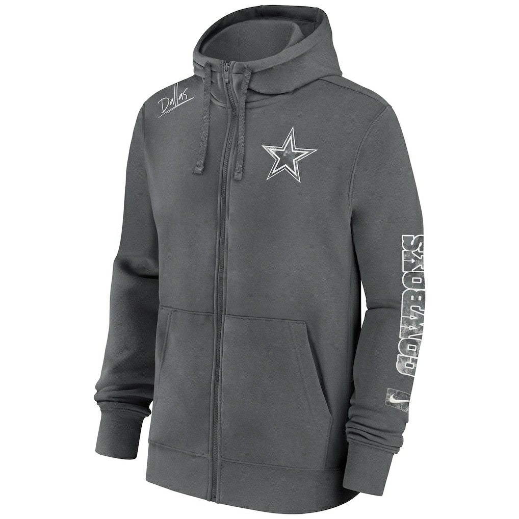 Primetime Club Full-Zip Hoodie - Dallas Cowboys Hoodies