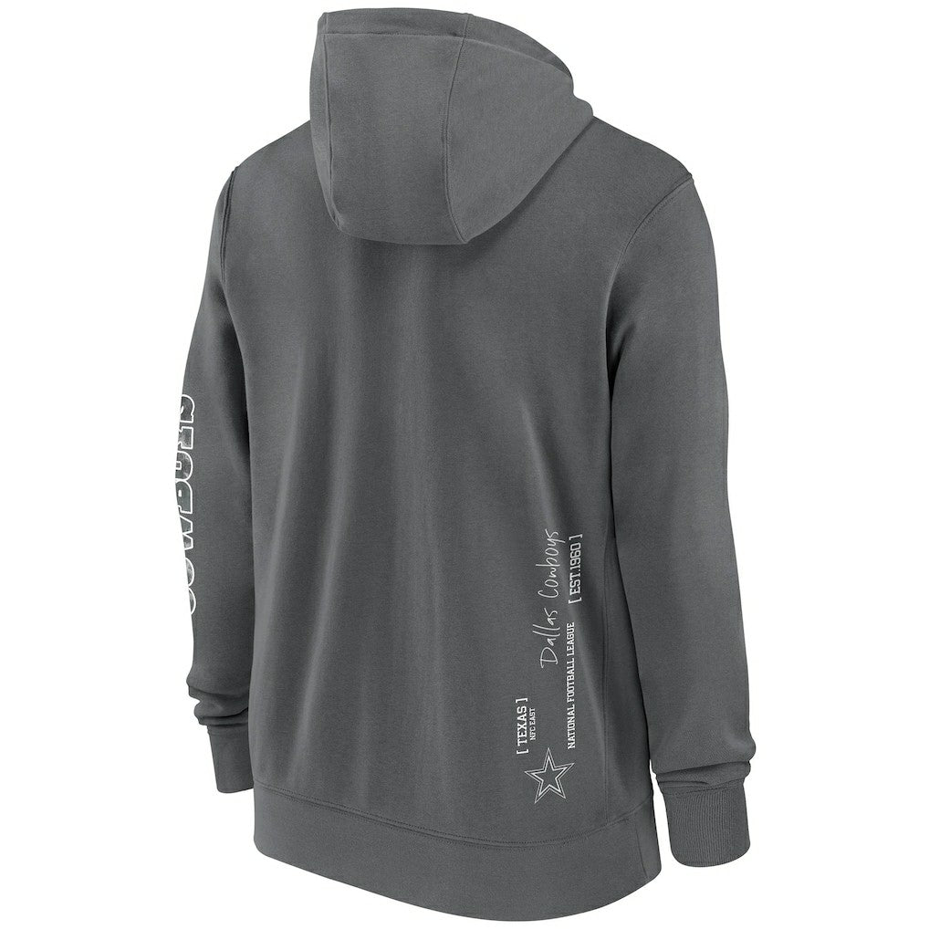 Primetime Club Full-Zip Hoodie - Dallas Cowboys Hoodies