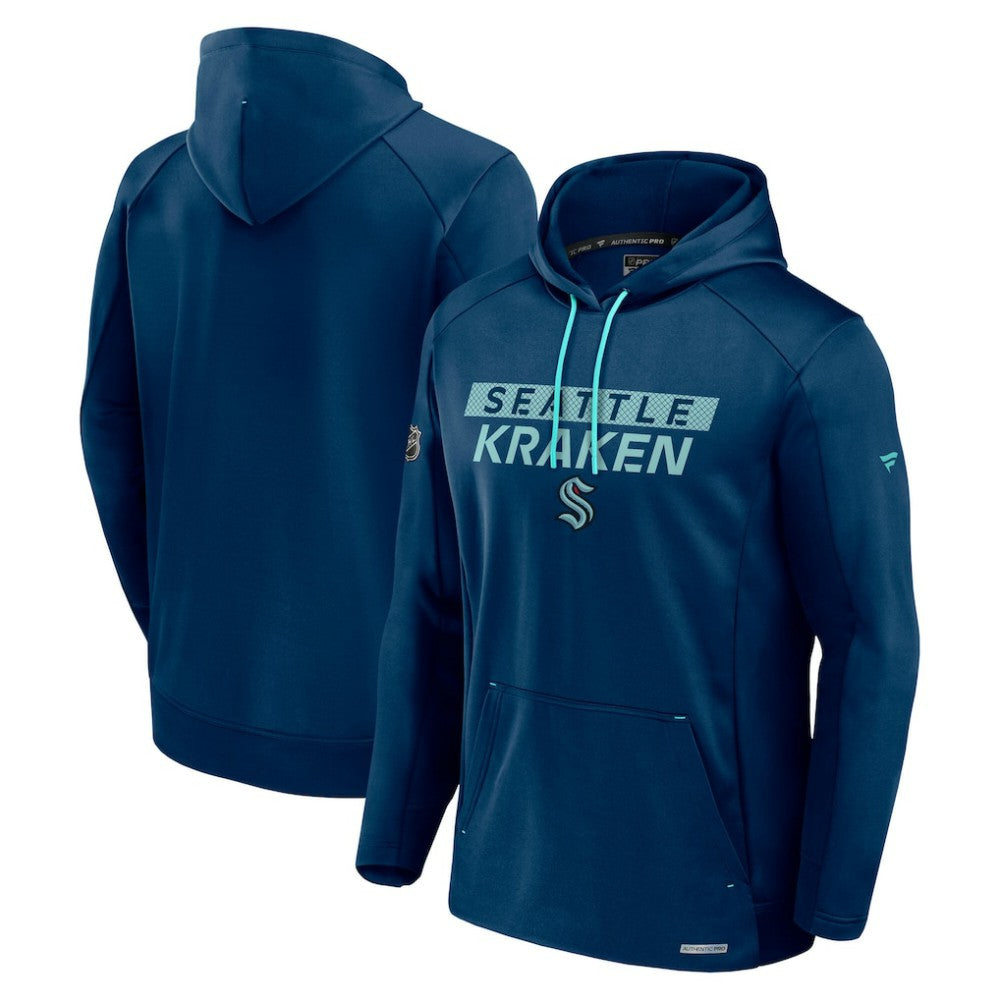 NHL Seattle Kraken Fanatics Authentic Pro Rink Fleece Pullover Hoodie