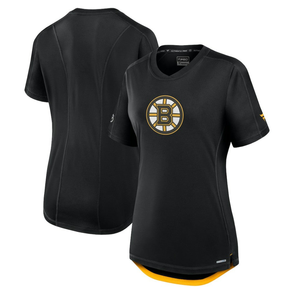 NHL Boston Bruins Fanatics Women's Authentic Pro Rink Tech T-Shirt