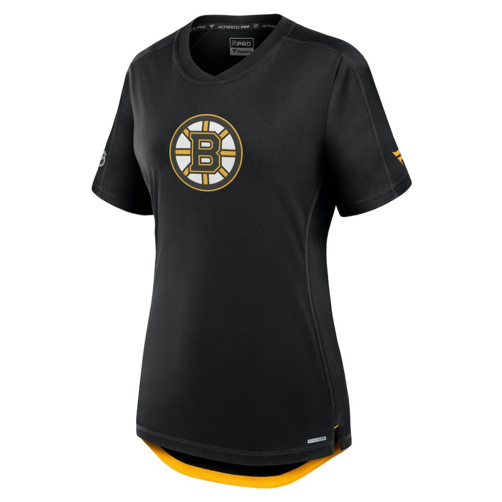 NHL Boston Bruins Fanatics Women's Authentic Pro Rink Tech T-Shirt