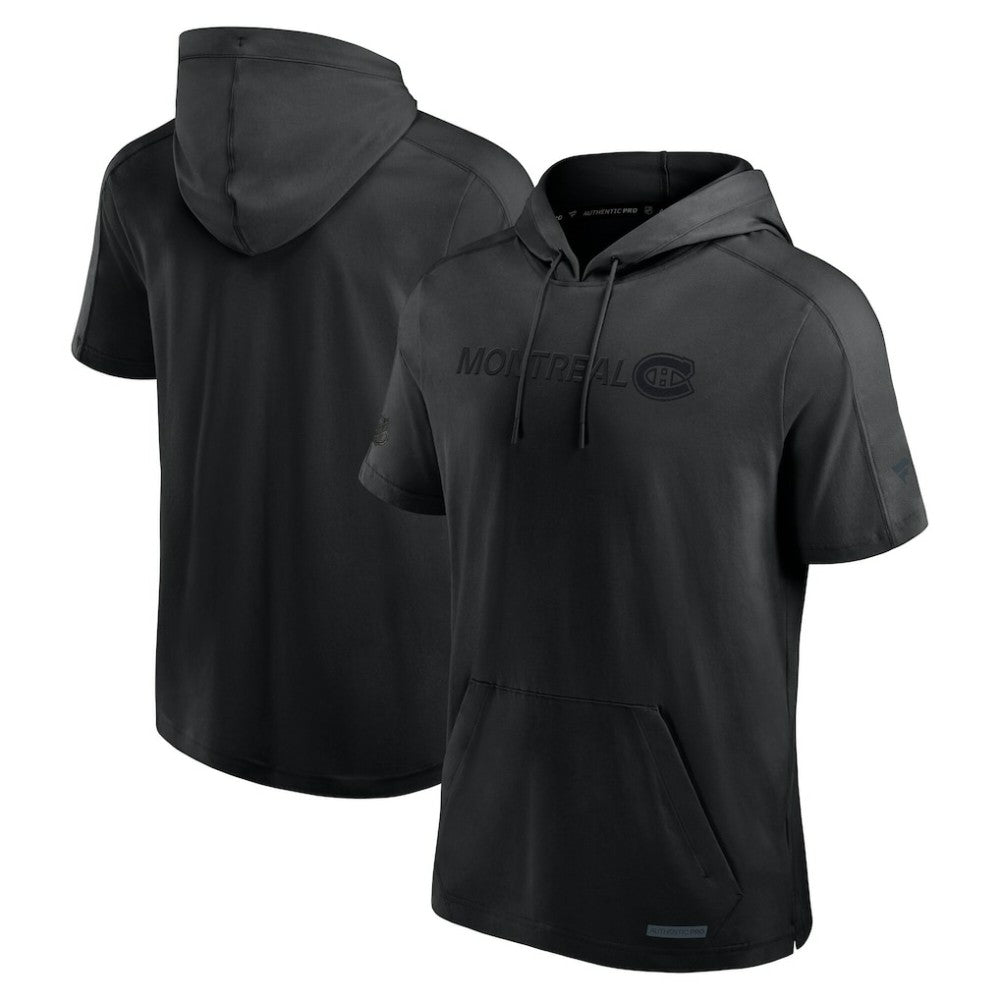 NHL Montreal Canadiens Fanatics Authentic Pro Road Performance Short Sleeve Pullover Hoodie