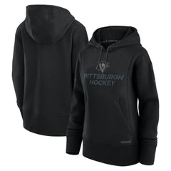 NHL Pittsburgh Penguins Fanatics Women's Authentic Pro Road Pullover Hoodie