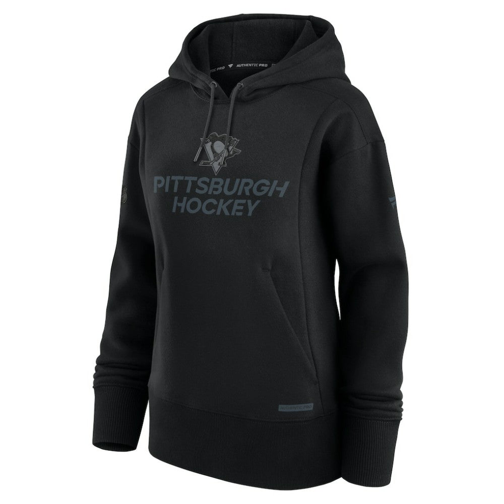 NHL Pittsburgh Penguins Fanatics Women's Authentic Pro Road Pullover Hoodie