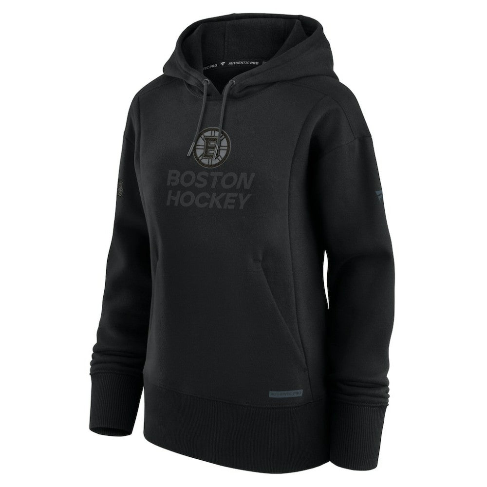 NHL Boston Bruins Fanatics Women's Authentic Pro Road Pullover Hoodie