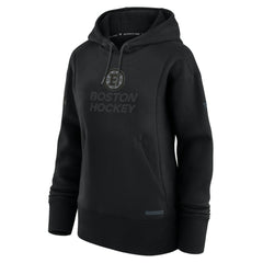 NHL Boston Bruins Fanatics Women's Authentic Pro Road Pullover Hoodie