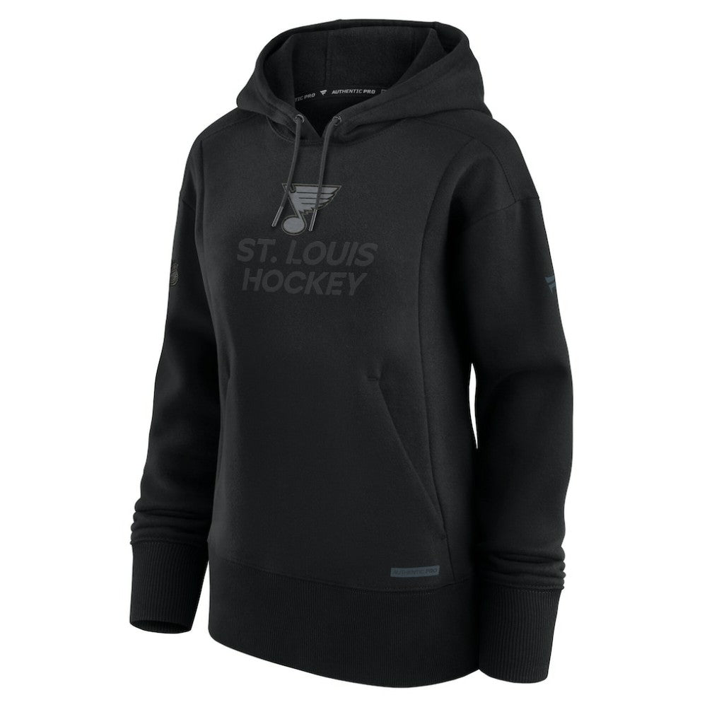 NHL St. Louis Blues Fanatics Women's Authentic Pro Road Pullover Hoodie