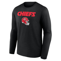 Travis Kelce  Team Wordmark Player Name & Number Long Sleeve T-Shirt - Kansas City Chiefs T-shirts