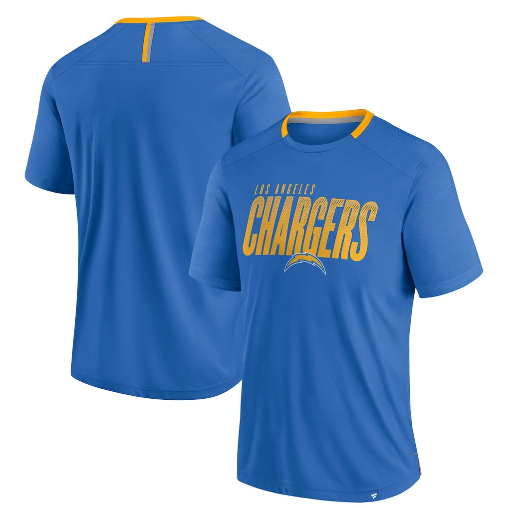 Defender Fade Slant T-Shirt - Los Angeles Chargers T-shirts