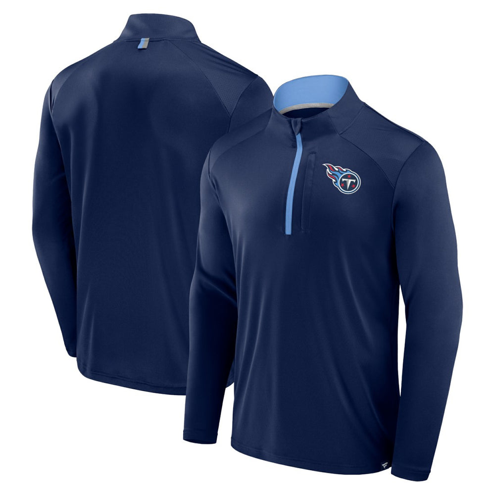 Defender Long Sleeve Quarter-Zip Jacket - Tennessee Titans Jackets