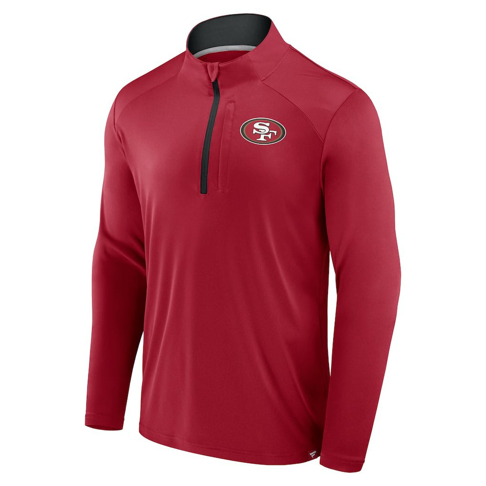 Defender Long Sleeve Quarter-Zip Jacket - San Francisco 49ers Jackets
