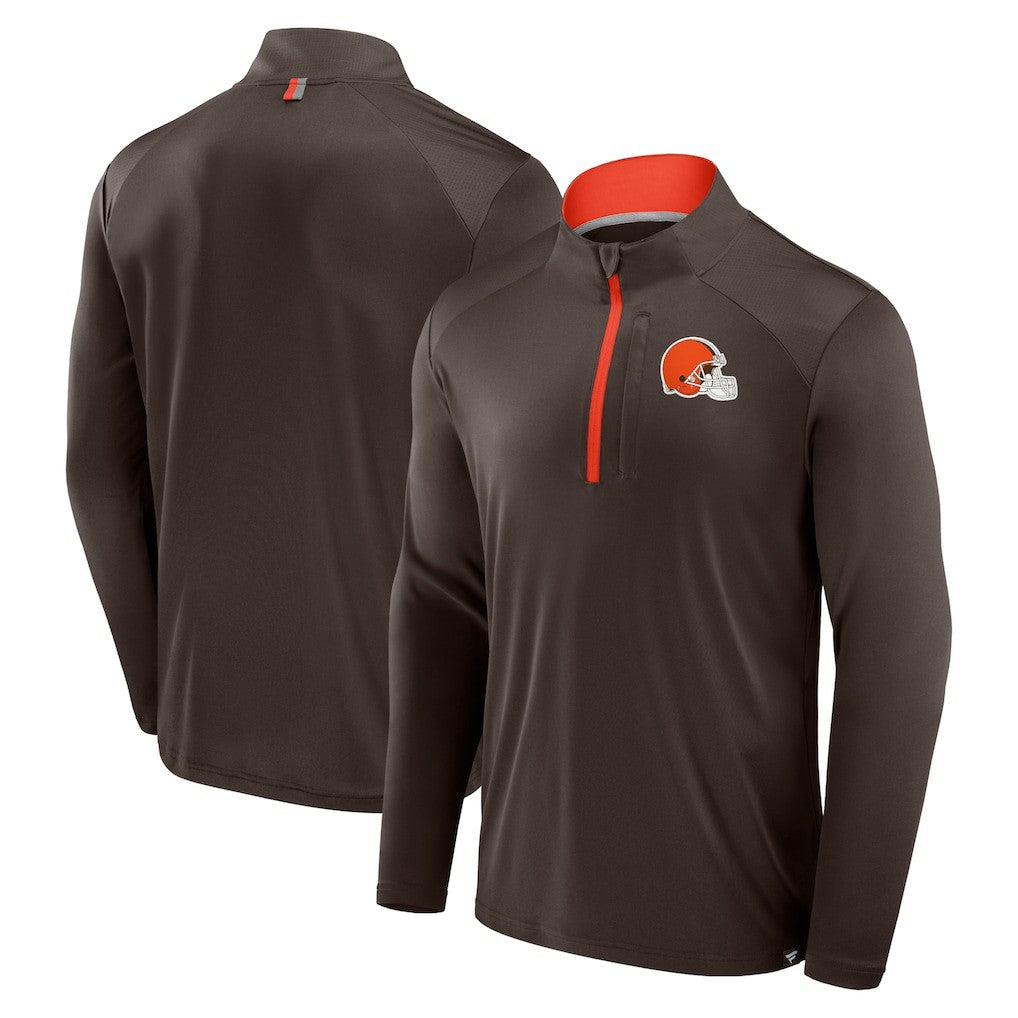 Defender Long Sleeve Quarter-Zip Jacket - Cleveland Browns Jackets