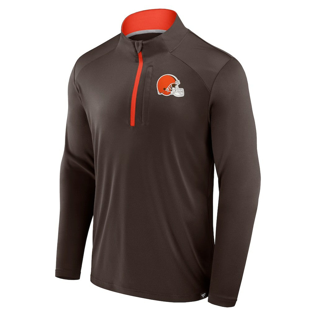 Defender Long Sleeve Quarter-Zip Jacket - Cleveland Browns Jackets
