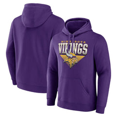 Geometric Chrome Pullover Hoodie - Minnesota Vikings Hoodies