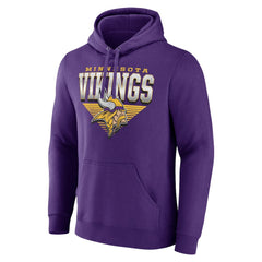 Geometric Chrome Pullover Hoodie - Minnesota Vikings Hoodies