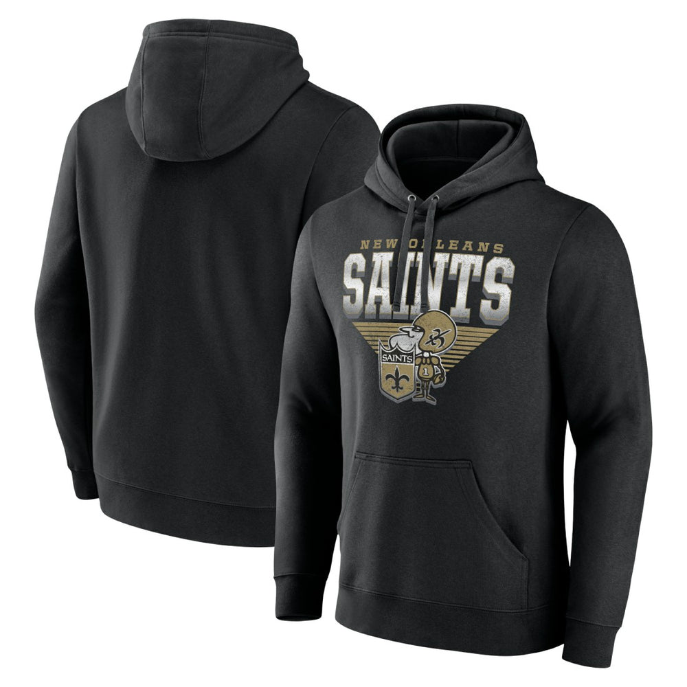 Geometric Chrome Pullover Hoodie - New Orleans Saints Hoodies