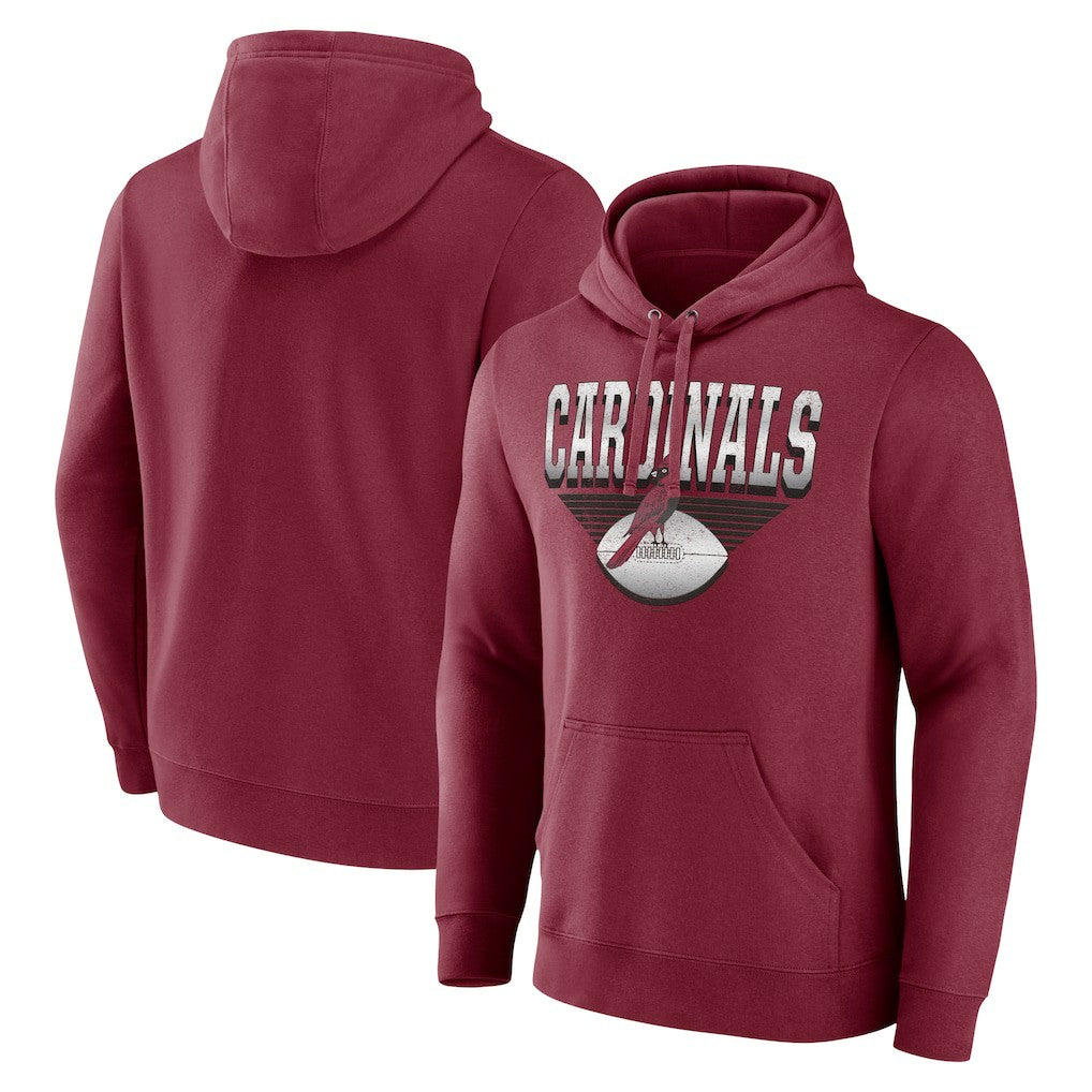 Geometric Chrome Pullover Hoodie - Arizona Cardinals Hoodies