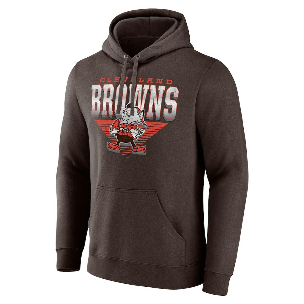 Geometric Chrome Pullover Hoodie - Cleveland Browns Hoodies