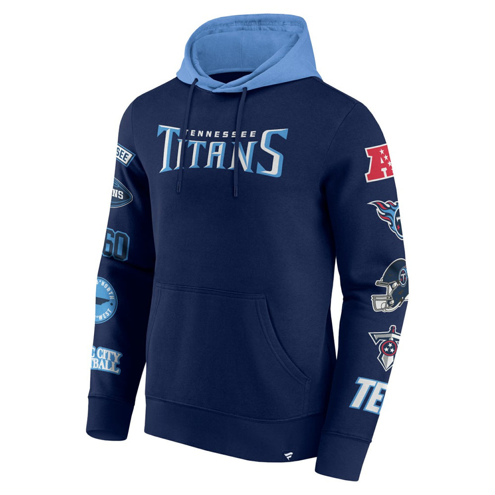 Patched Out Pullover Hoodie - Tennessee Titans Hoodies