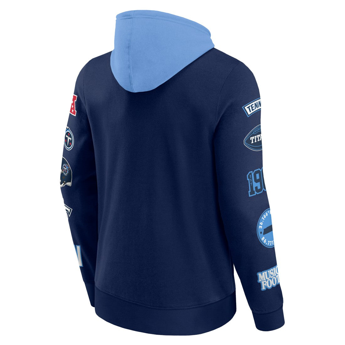 Patched Out Pullover Hoodie - Tennessee Titans Hoodies
