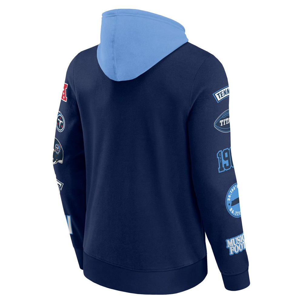 Patched Out Pullover Hoodie - Tennessee Titans Hoodies