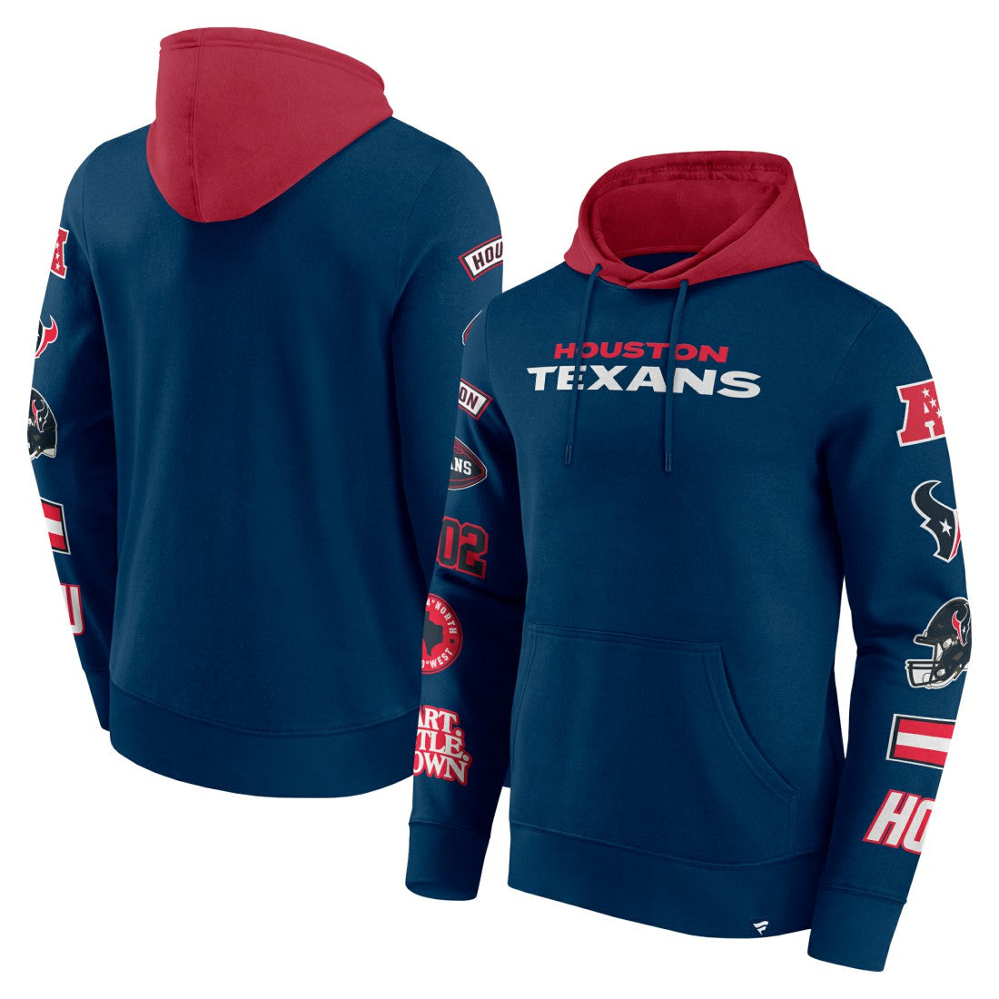 Patched Out Pullover Hoodie - Houston Texans Hoodies