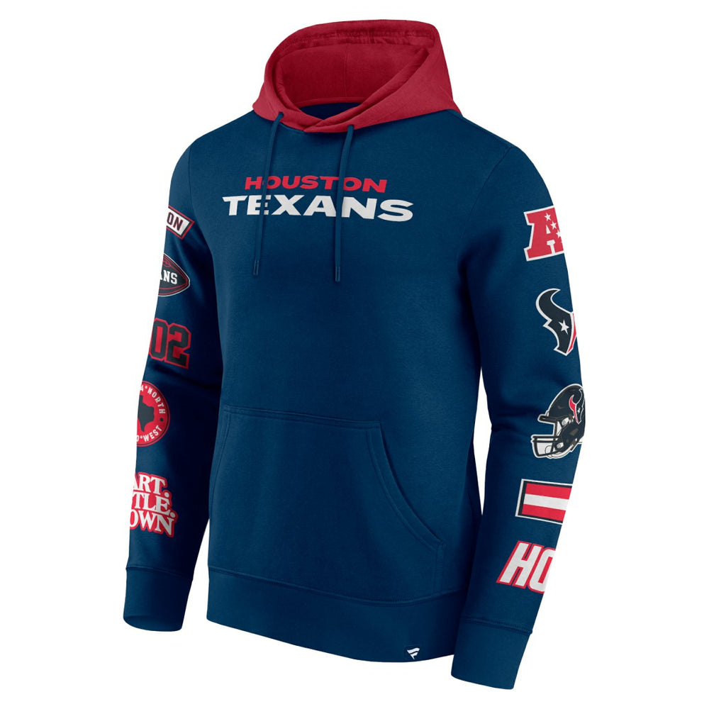 Patched Out Pullover Hoodie - Houston Texans Hoodies